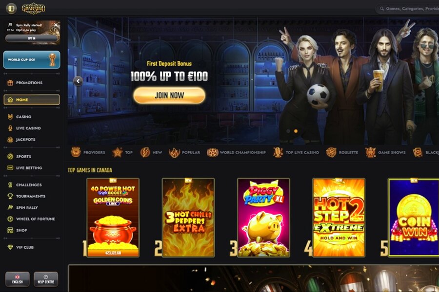 Gransino Casino No Deposit Bonus Explained